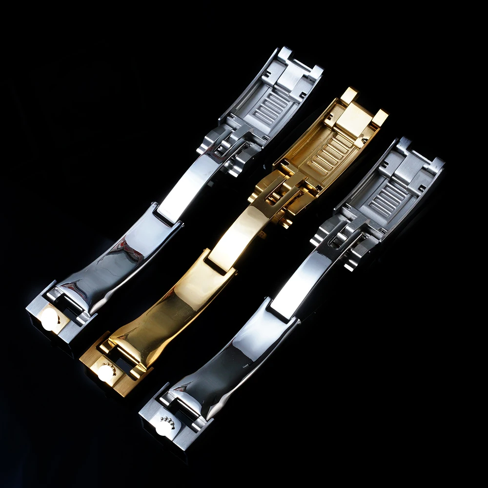 16 mm 18 mm Metall-Uhrenarmband-Verschluss für Rolex Daytona SUBMARINER GMT Yacht-Master Uhren, Schnalle, Herren-Zubehör, Metallknopf