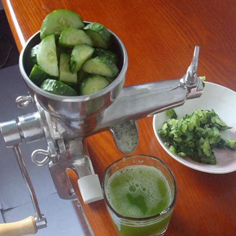 

304 Stainless Steel Manual Wheatgrass Juicer Manual-Wheatgrass-Juicer Vegetable Machine Fruit and Vegetable Juice Extractor