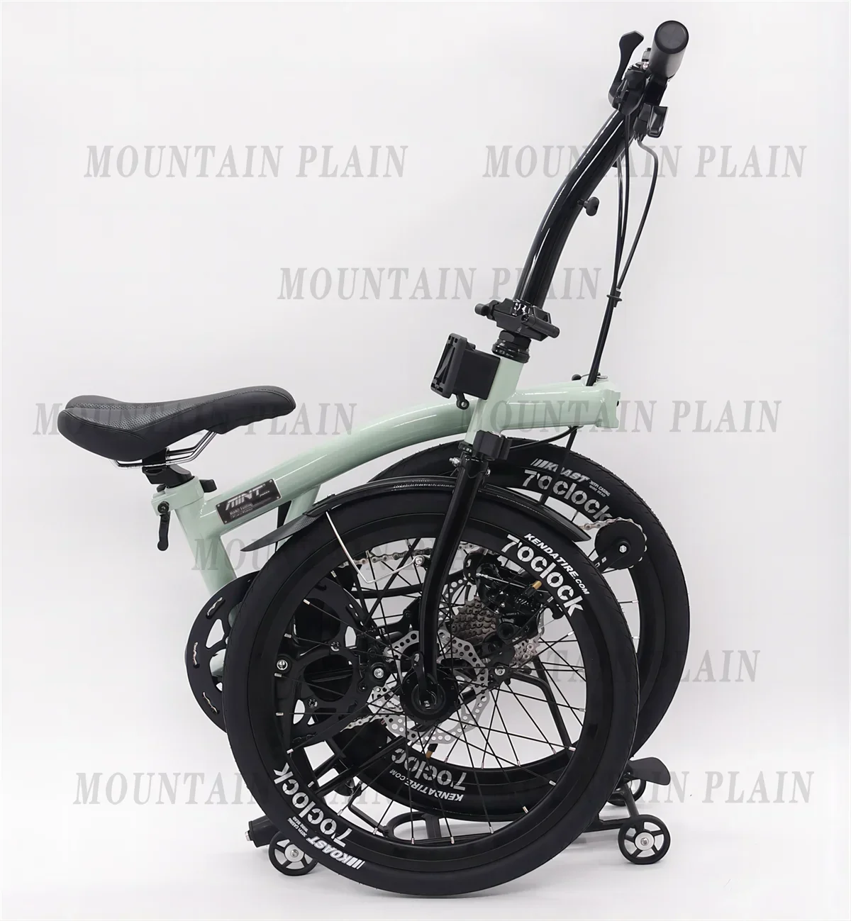 MINT T9B-20D 20Inch Chameleon Folding Bike /9-speed Three Folding Bicycle / Phantom Disc Brake Bike/Leisure Travel Bike