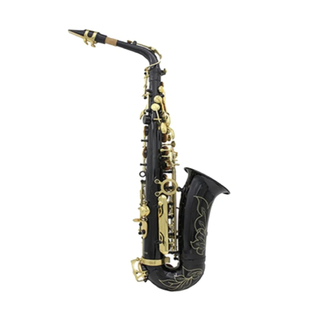Hot Selling Alto Saxophone With Eb Tone Yellow Brass Body Colorful Surface Wind Instrument