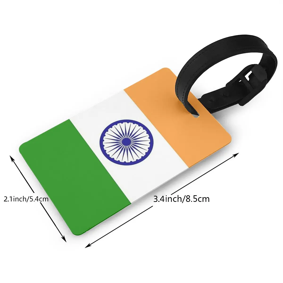 India bandiera indiana bandiera etichette per bagagli accessori per valigie viaggio carino bagaglio etichetta d'imbarco porta etichette portatile nome ID indirizzo