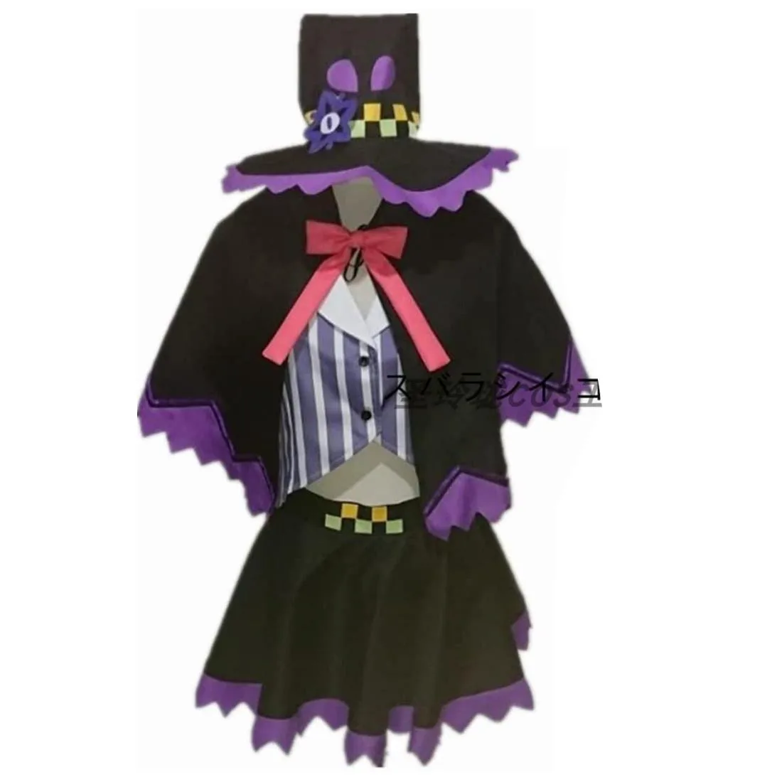 2023 Anime VTuber Hololive Minato Murasaki Shion Witch Uniform Dress Suit Any Size Cosplay Costume Women Halloween Carnival Part