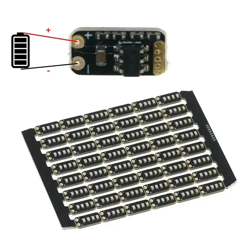 Moduł pomiaru 3,7-4,2 V 1-strunowy trójskładnikowy wyświetlacz mocy baterii litowej LED Light mini