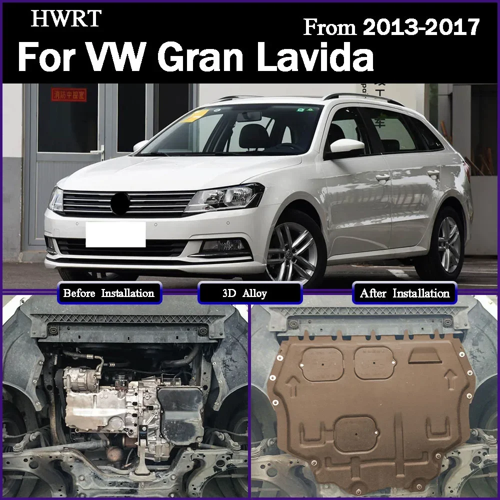 

Vehicle Specific Splash Resistant High Quality Engine Protection Cover Lower Mudguard For VW Gran Lavida 2013-2017 1.6L