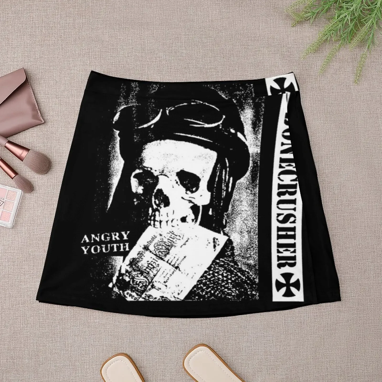 Bonecrusher Angry Youth Mini Skirt extreme mini dress Korean skirts clothes for women sexy skirt Mini Skirt