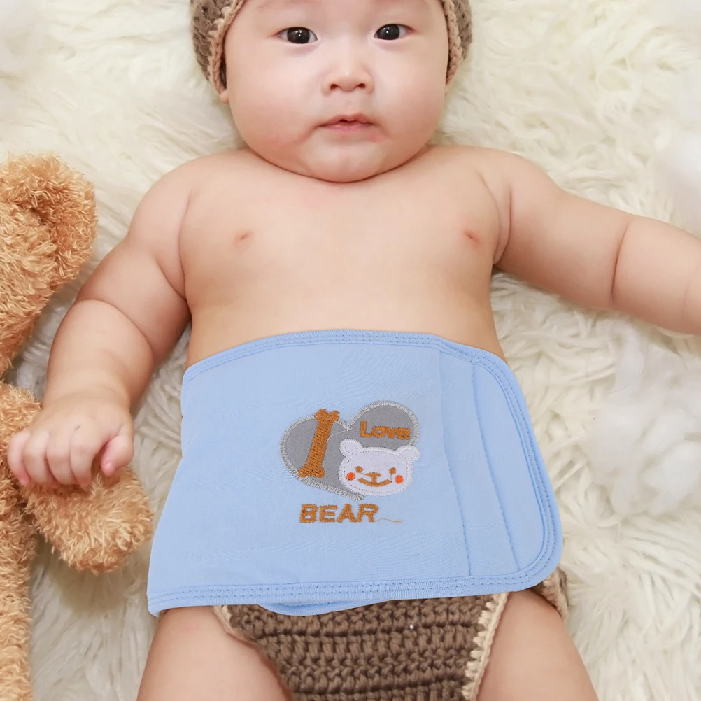 

2Pcs Baby Button Newborn Hernia Belt Toddler Baby Wrap Umbilical Supplies Warm Breathable Soft Portable