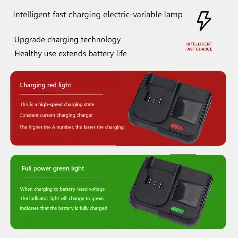 US EU Plug 21V 0.5A For Dewalt Battery Charger Replacement Fit Lithium Battery DCB200 DCB201 DCB609 DCB182 DCB204 Charger