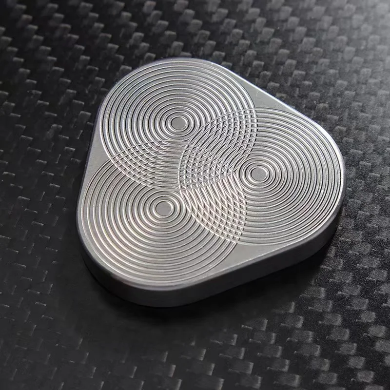 Metal Triangle Magnetic Fidget Push Slider EDC Fidget Toys ADHD Hand Spinner Adults Stress Relief Antistress Autism Sensory Toys