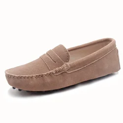 2024 Top 100% Genuine leather Women flats Handmade Women Casual leather shoes Leather Moccasins Fashion Women Driving Shoes