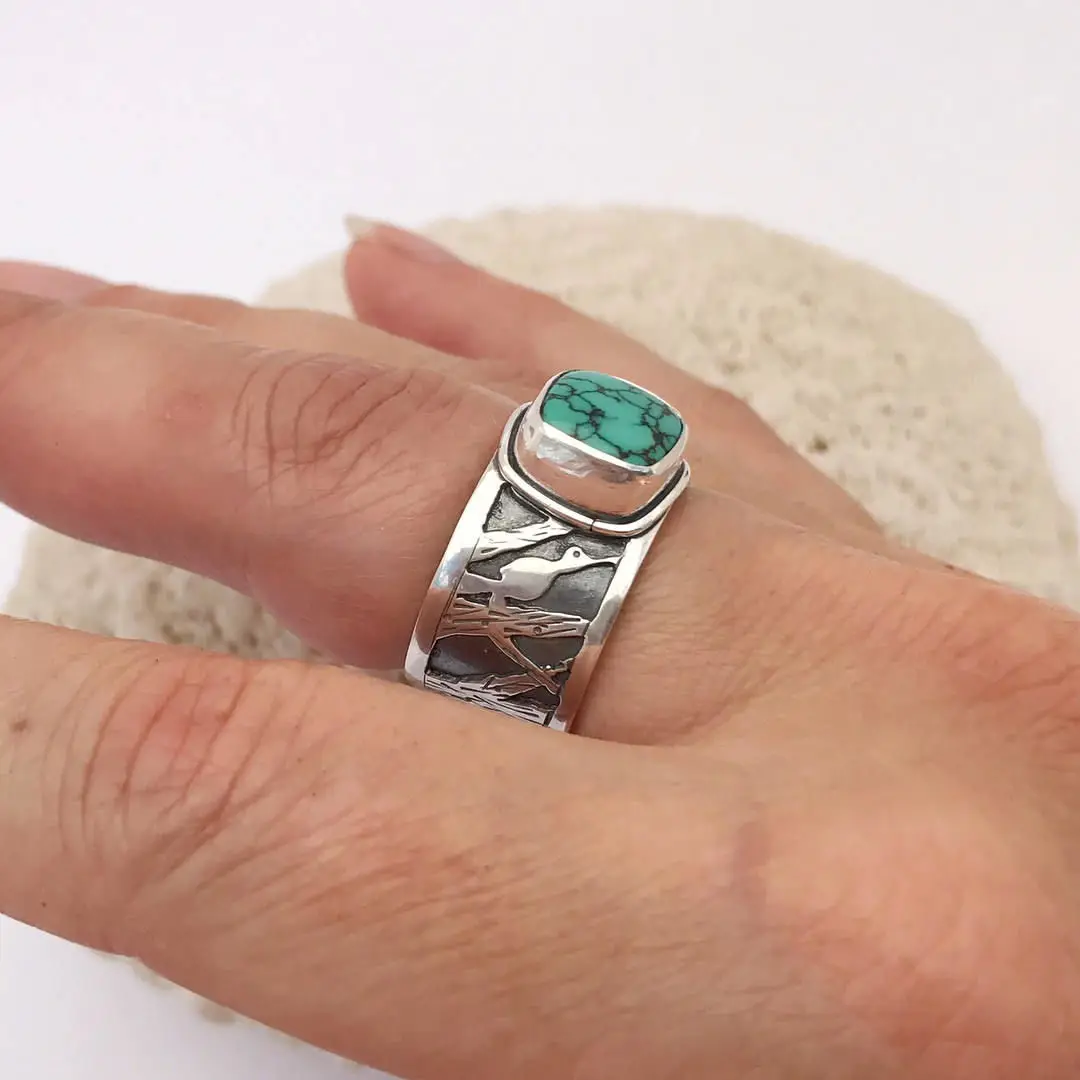 Cross-border E-commerce Fashion Retro Ring Female European and American Ring Creative Simple and Exquisite Jewelry Female