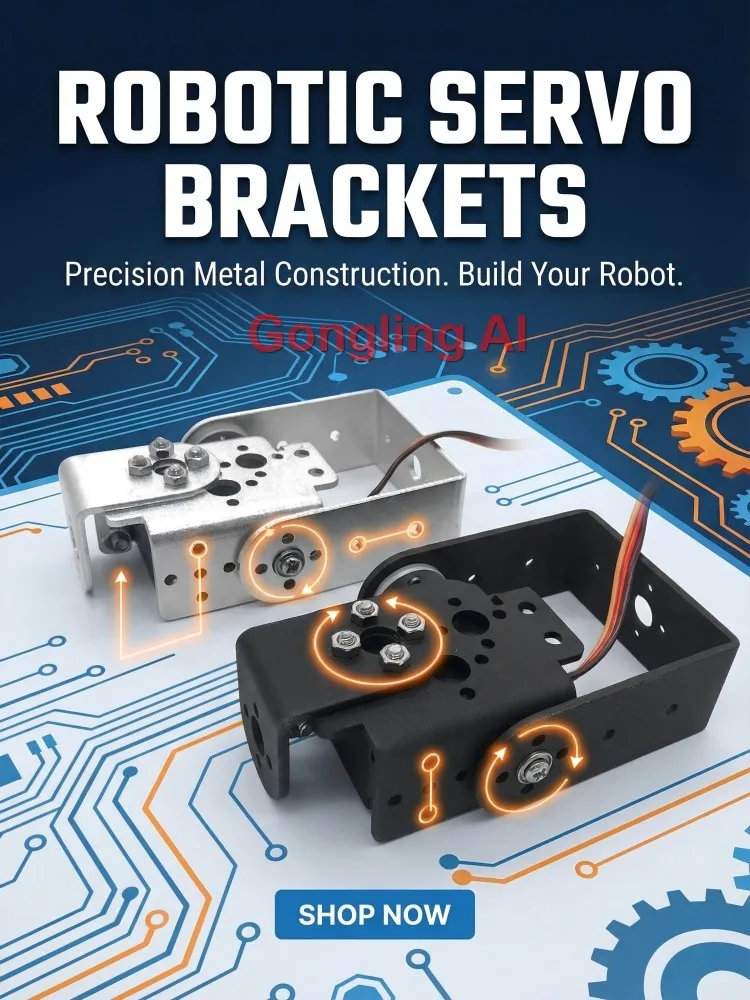 1 DOF Robotarm Kleine Gewrichten Kopgrijper Met Lange U-beugel Mechanische Klauwarm Servo Onderdelen Zelf-Uitbreidende DIY Kit voor Arduino