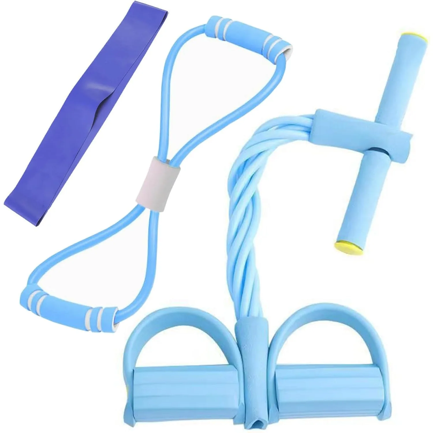 3-teiliger Bauchtrainer für den Heimgebrauch mit Expander-Fitness und Rückentrainer, Ganzkörpertrainer, Bauchtrainer-Gerät