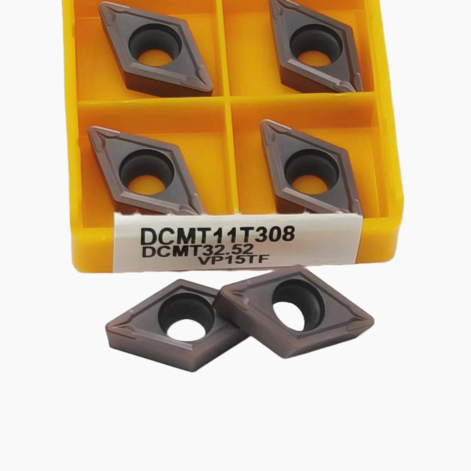 شفرة مخرطة CNC من الفولاذ المقاوم للصدأ ، قاطع إدراج الكربيد ، DCMT11T304 dcmt11t308vp15tf UE6020