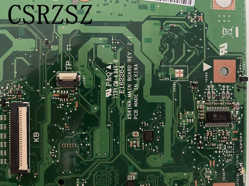 X541NA Moederbord Rev 2.1 Voor Asus X541 X541NA Laptop Moederbord N4200 Cpu Getest Ok