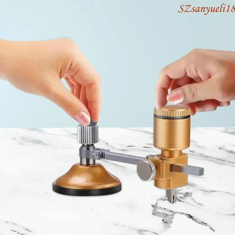 94PC Portable Circular Glass Cutter Calibrated with Round Knob Handle Suction Cup