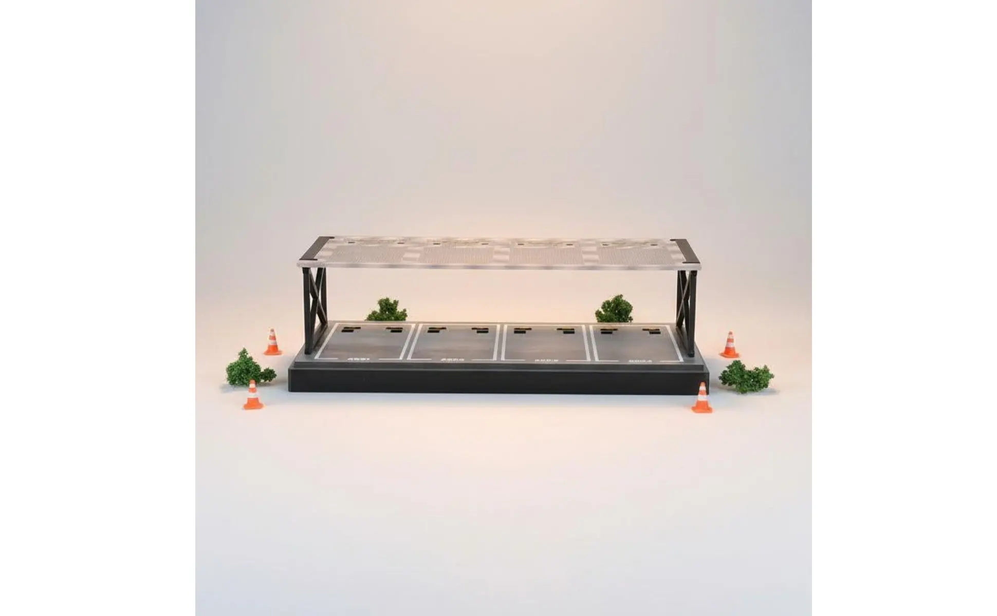 1:64 Parking Lot Display Easy to Assemble Double Layer Car Display Rack Miniature Car Garage Shelf Dust-Proof Lightweight 1:64 Parking Lot Display Easy to Assemble Double Layer Car Display Rack Miniature Car Garage Shelf Dust-Proof Lightweight