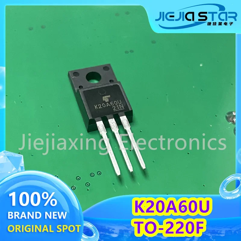 

6 pieces Electronics K20A60U 100% brand new imported ready stock TK20A60U TO-220F MOS field effect tube 600V 20A Free shipping