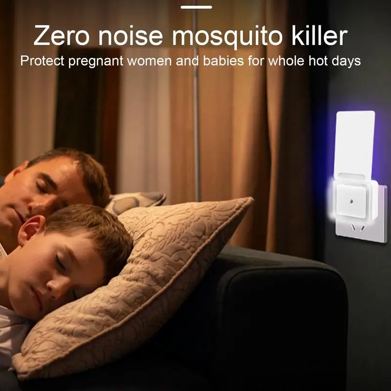 Ловушки для мух в помещении для дома, светодиодный синий свет, ловушка для мух, подключаемая ловушка для мух, ежедневные аксессуары для кухонной розетки, окна, стены, кровати