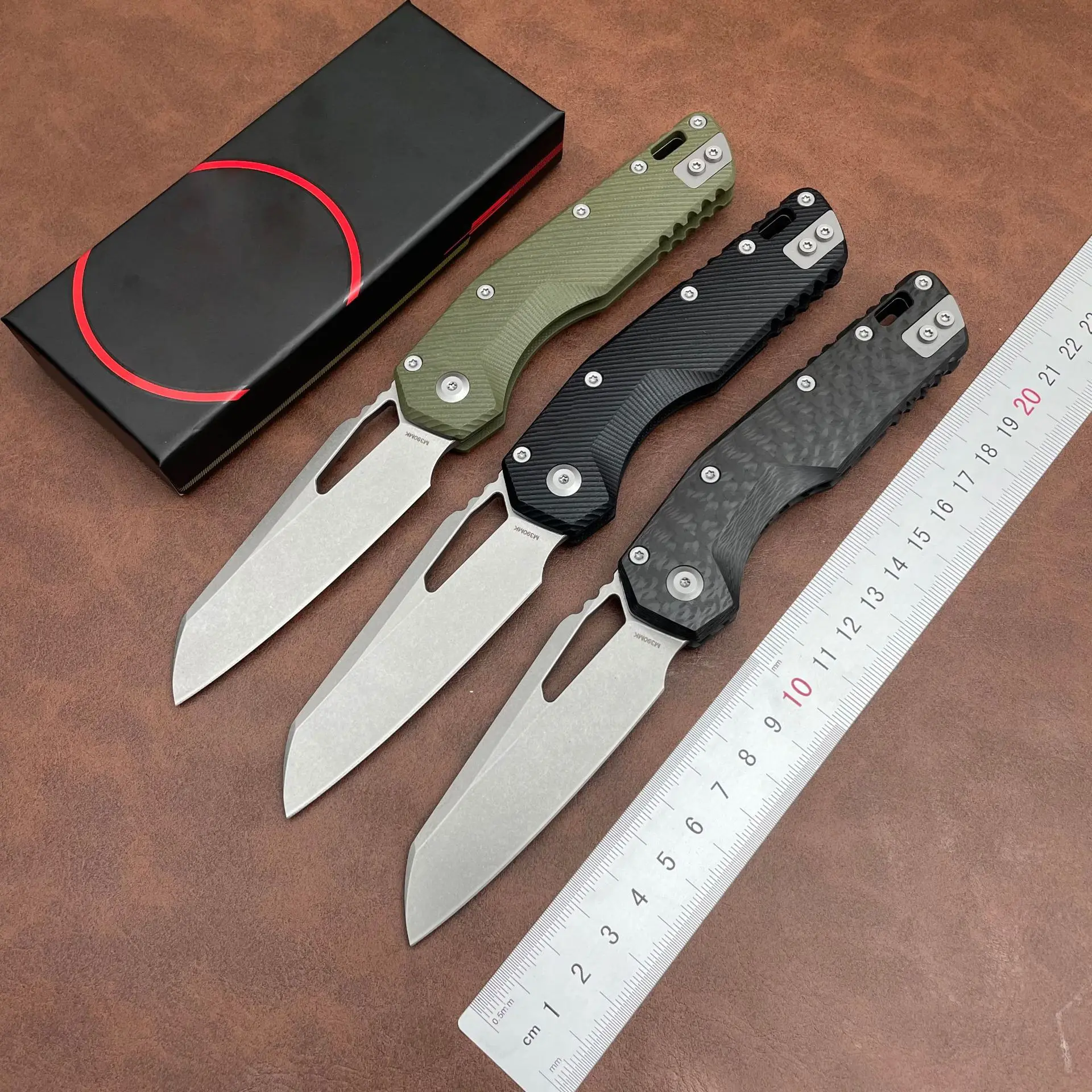 

Microtechnology MSI Folding Knife G10 Carbon Fiber Handle Folding Knife Multifunctional Outdoor