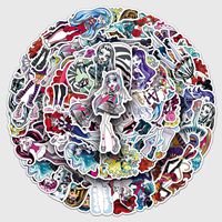 10/30/50PCS Monster High Cartoon Sticker DIY Phone Laptop Luggage Skateboard Graffiti Decals Fun for Kid Toys