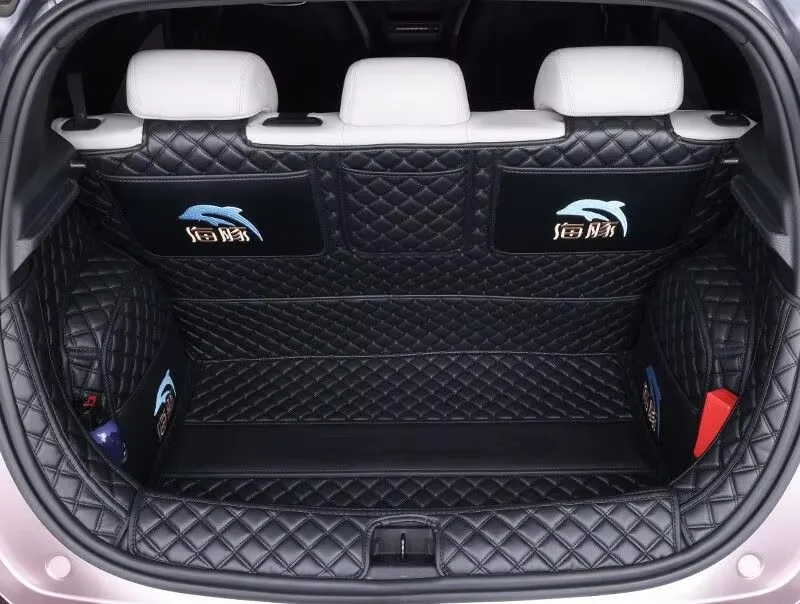 Car Trunk for BYD Dolphin Accessories 2025 Waterproof Liner Tray Cargo Anti-Slip Boot Rear Floor Trunk Mat Storage Pad