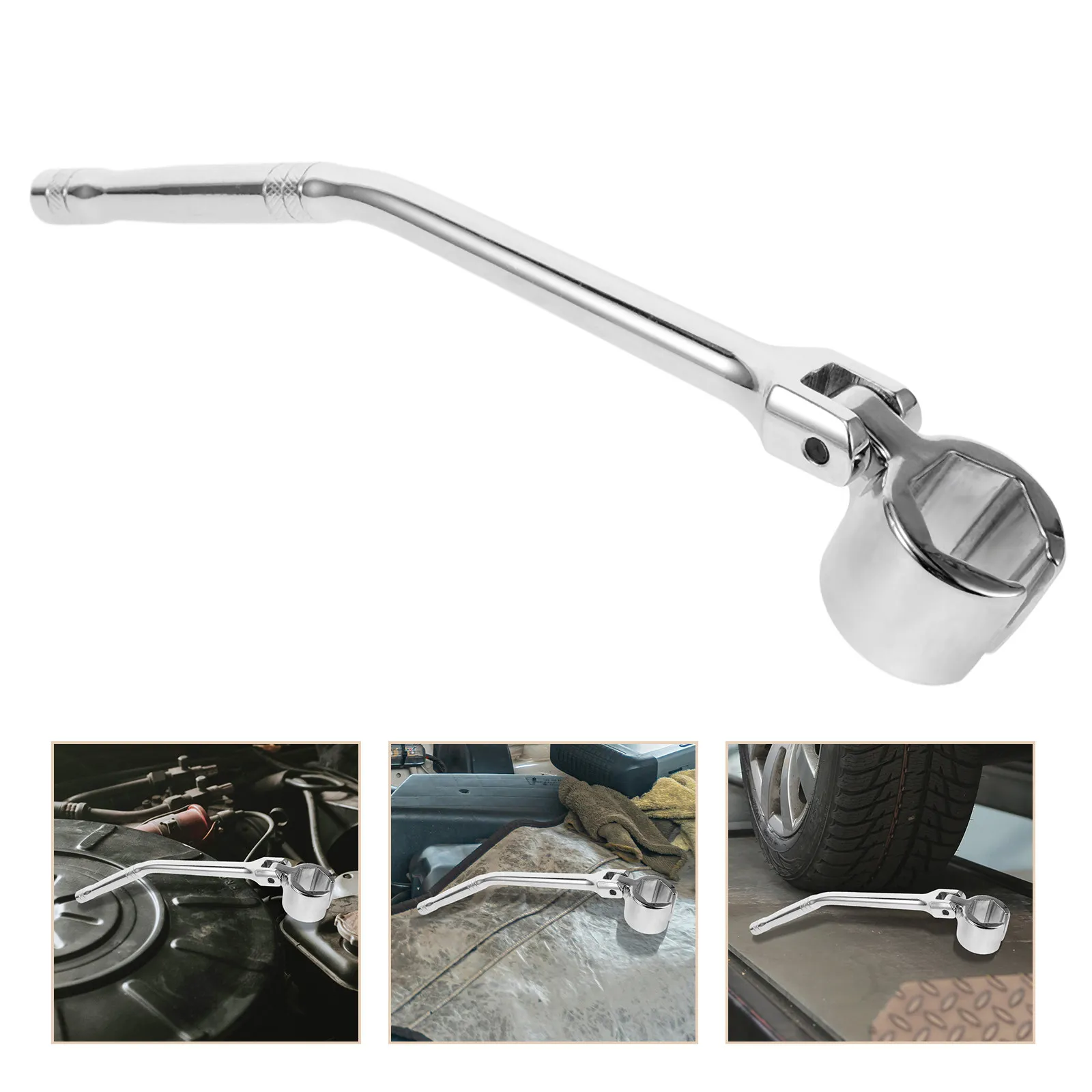 

Socket Flexible Handle Swivel Head Automotive Repair Disassembly Tool Sensor Remover Wrench Removal Tool