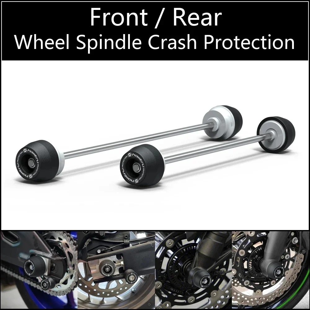 

Front Rear wheel Spindle Crash Protection For Suzuki GSX-8S 2023-2024 GSX-8R 2024