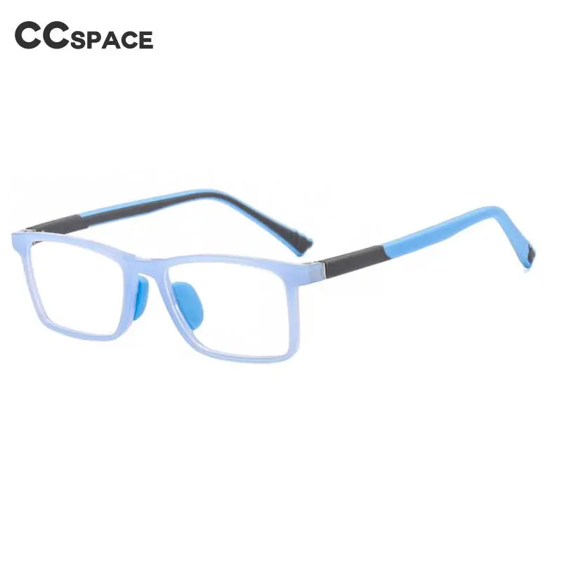 54670 Fashion Glasses Kids Anti Blue Light Blocking Rectangle Optical Frame Children Eyeglasses Girl Boy Clear Lenses Uv400