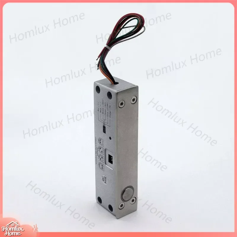 12V Keyless Stainless Steel Socket Lock 5 Wire Delay Door Lock for Narrow Doors Smart Access Control Lock Security