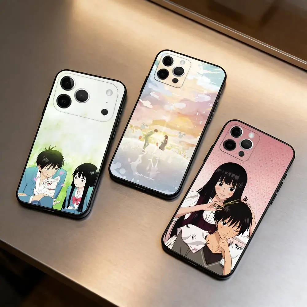 

K-Kimi ni Todoke S-Sawako Soft Silicone Black Cover,Phone Case For iPhone 17,16,15,14,13,12,11 Plus,Pro Max,XS