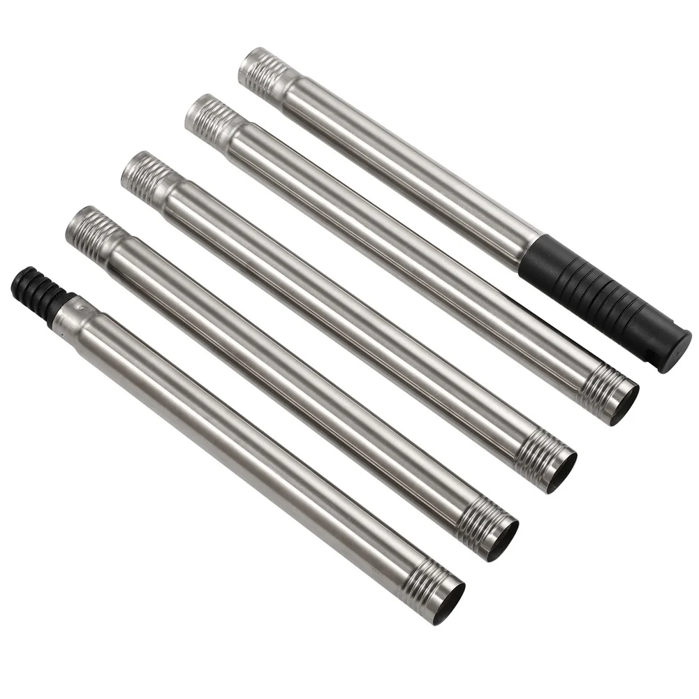 Stainless Steel Paint Roller Rod Components with Interlocking Design for Reliable Extension and Retraction Function