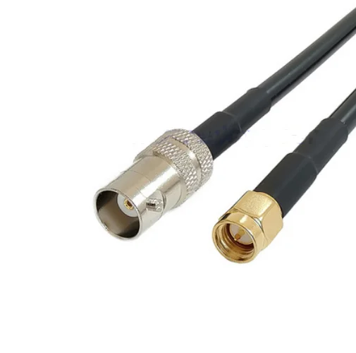 New RG58 Cable BNC Female To SMA Male connector 50ohm Coaxial Cable jumper