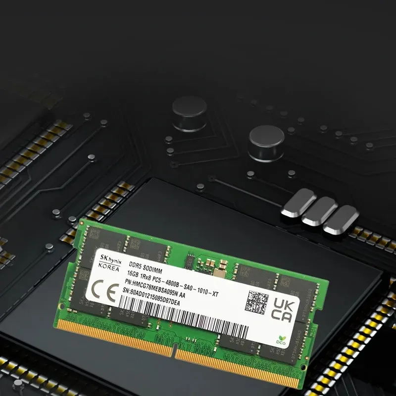 SK Notebook DDR5 Memory Module - 4800/5600MHz, 16G/32G/64G for Laptop Performance Upgrade & Daily Office/Gaming Use