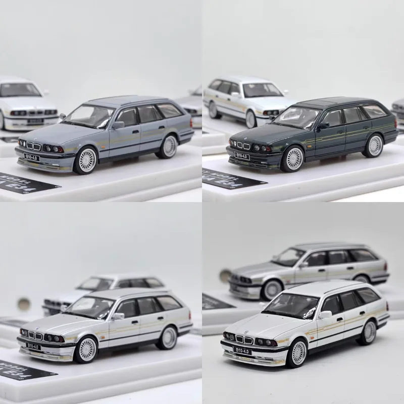 

Diecast Craft 1:64 Scale BMW E34 Touring Alpina Clay Pot Alloy Car Model Collectible Toy Gift Souvenir Display Ornament