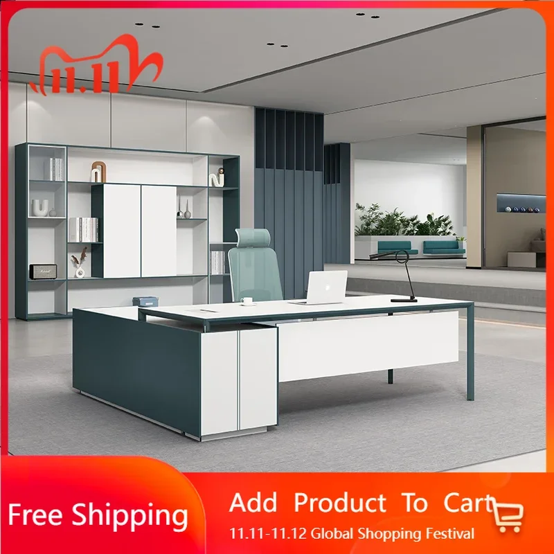 Aesthetic Office Desk Accessories Minimalist Furniture Multifunctional Organizer Computer Executive Tavolino Unique Furniture
