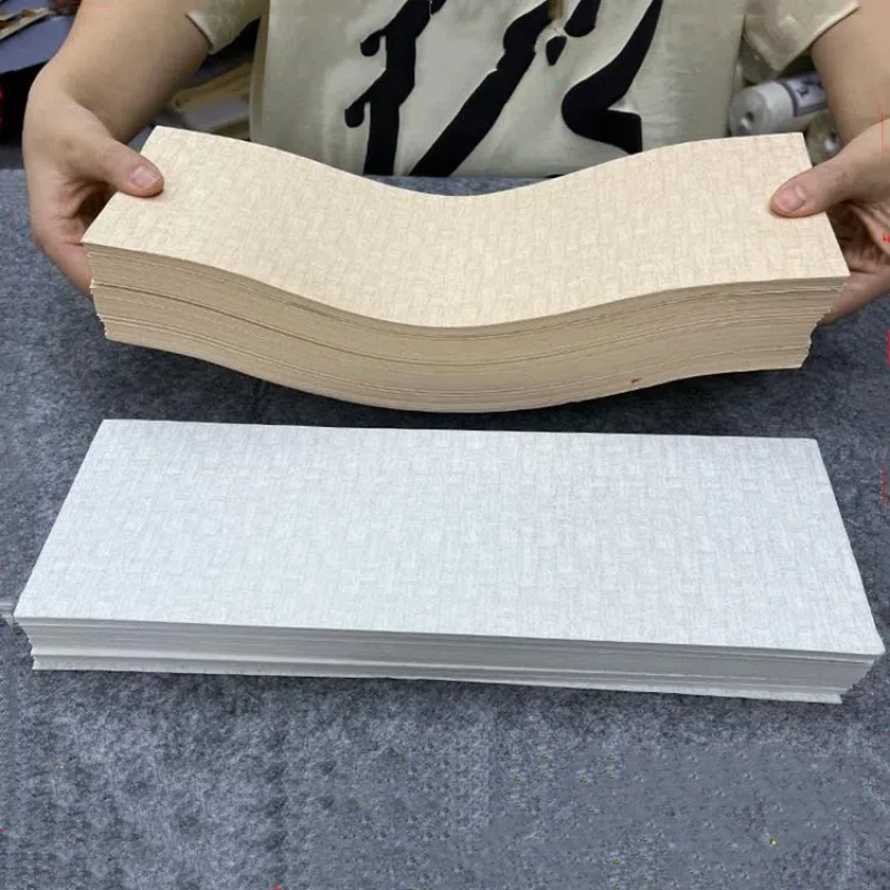 Mini Calligraphy Rice Paper Slender Gold Small Regular Script Half Ripe Rice Paper Vintage Brush Calligraphy Creation Xuan Paper