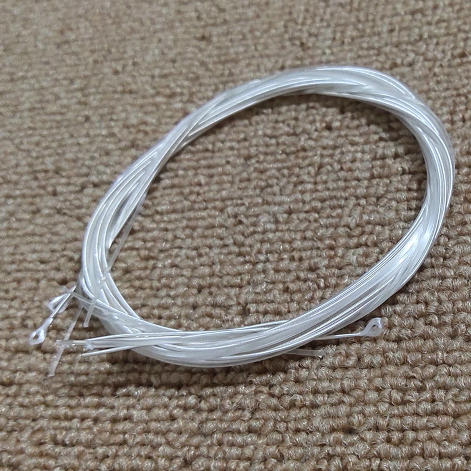 

10 Packs Classical Guitar Strings Strong Nylon 1 2 3 Transparent 4 5 6 Coated Copper Silver Precision Universal Fit Acoustic