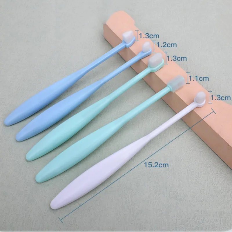 Dog Toothbrush Dog Teeth Cleaning 360 Degrees Brush for Dogs Cat Oral Cleaning Soft Hair Pet Toothbrushes Long Handle Dogs Brush