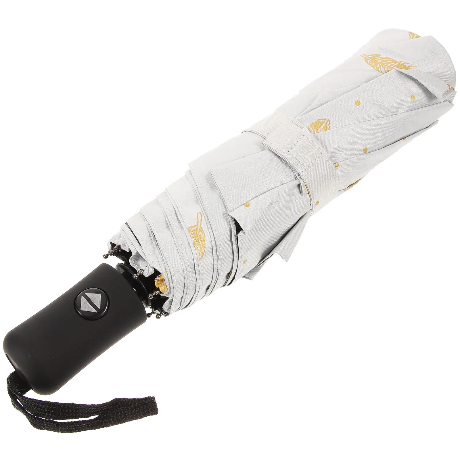 

21-дюймовый кремово-белый зонт от солнца с УФ-защитой, ветрозащитный, легкий, складной, портативный, для защиты от солнца и дождя, с прочными стальными спицами