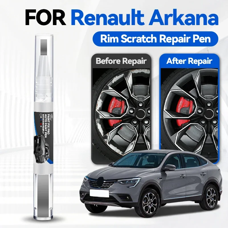 

Ремонтный карандаш для подкраски царапин для Renault Arkana 2021-2025 CMF-B, черный или белый, аксессуар для самостоятельного ремонта автомобиля