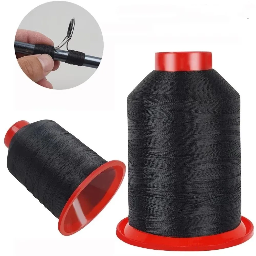 2000M Thread Length Fishing Rod Repair Kit High Density Thread 150D Thread Denier Guide Wrapping Thread