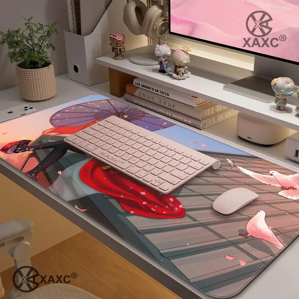 Anime G Gintama XAXC Mouse Pad large keyboard mouse desk pad non-slip rubber gaming mouse pad laptop mouse carpet