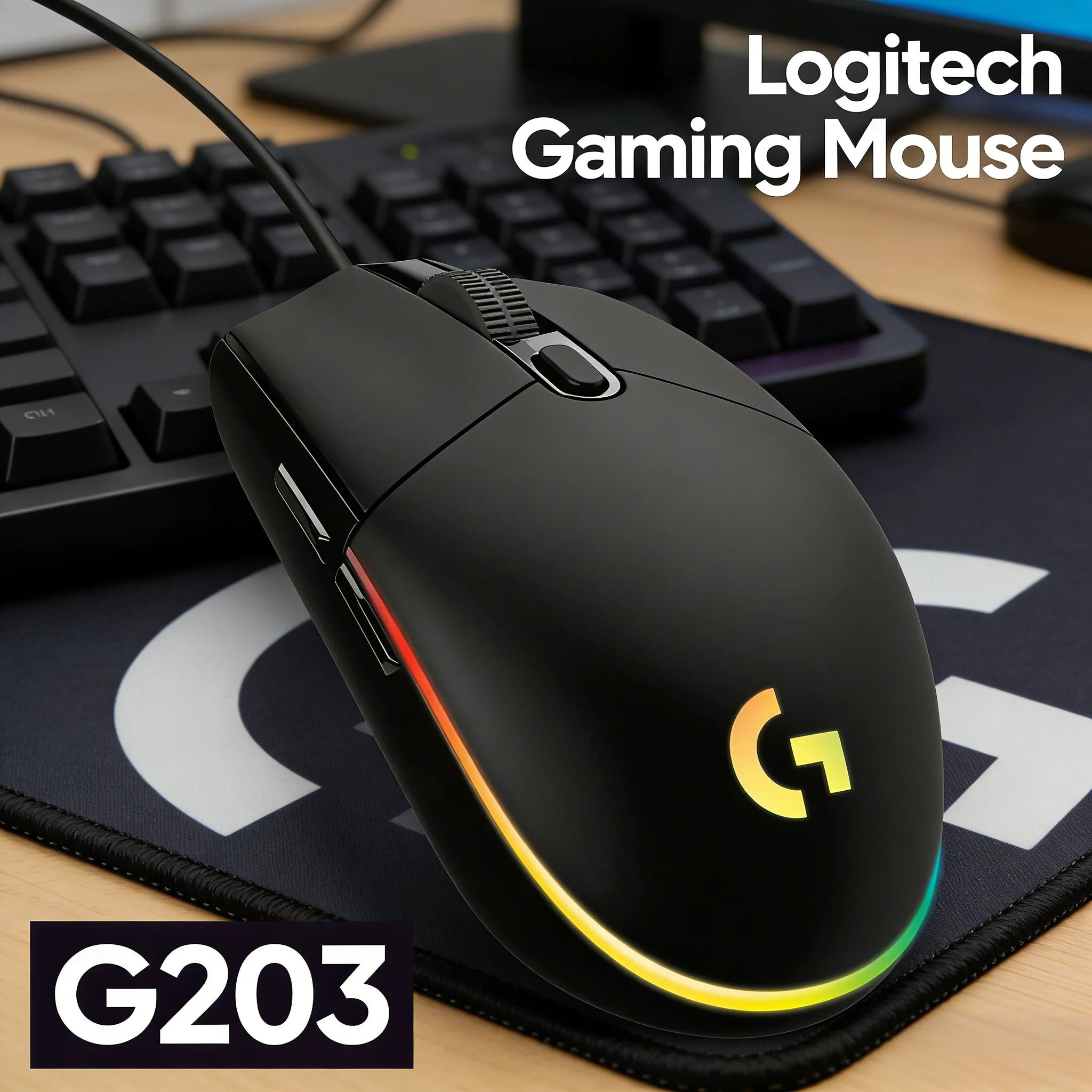 

Logitech G203: Accurate Cursor Control for Every Genre