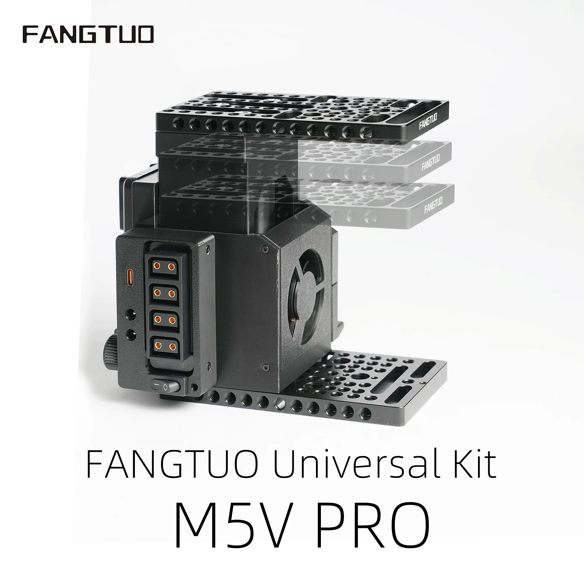 

Universal Camera Cooling & Power Expansion Enhanced CineBack upgrade FANGTUO Kit M5V PRO Cage Kit
