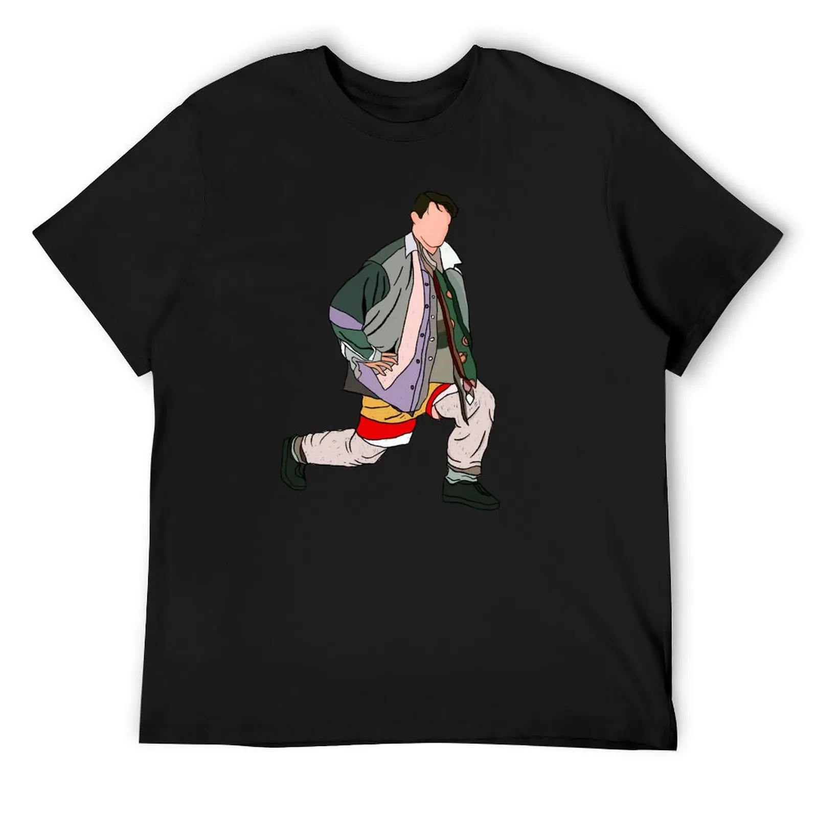 Joey Tribianni Chandler Bing Could I Be Wearing Any More Clothes? T-Shirt shirts graphic shirts men