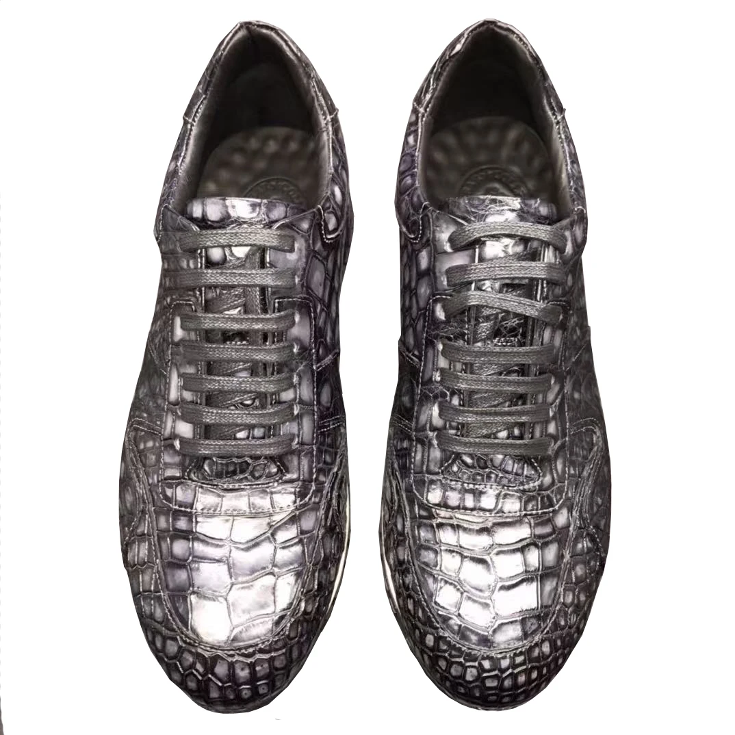 

yinshang new men leisure shoes male crocodile shoes rubber sole men shoes