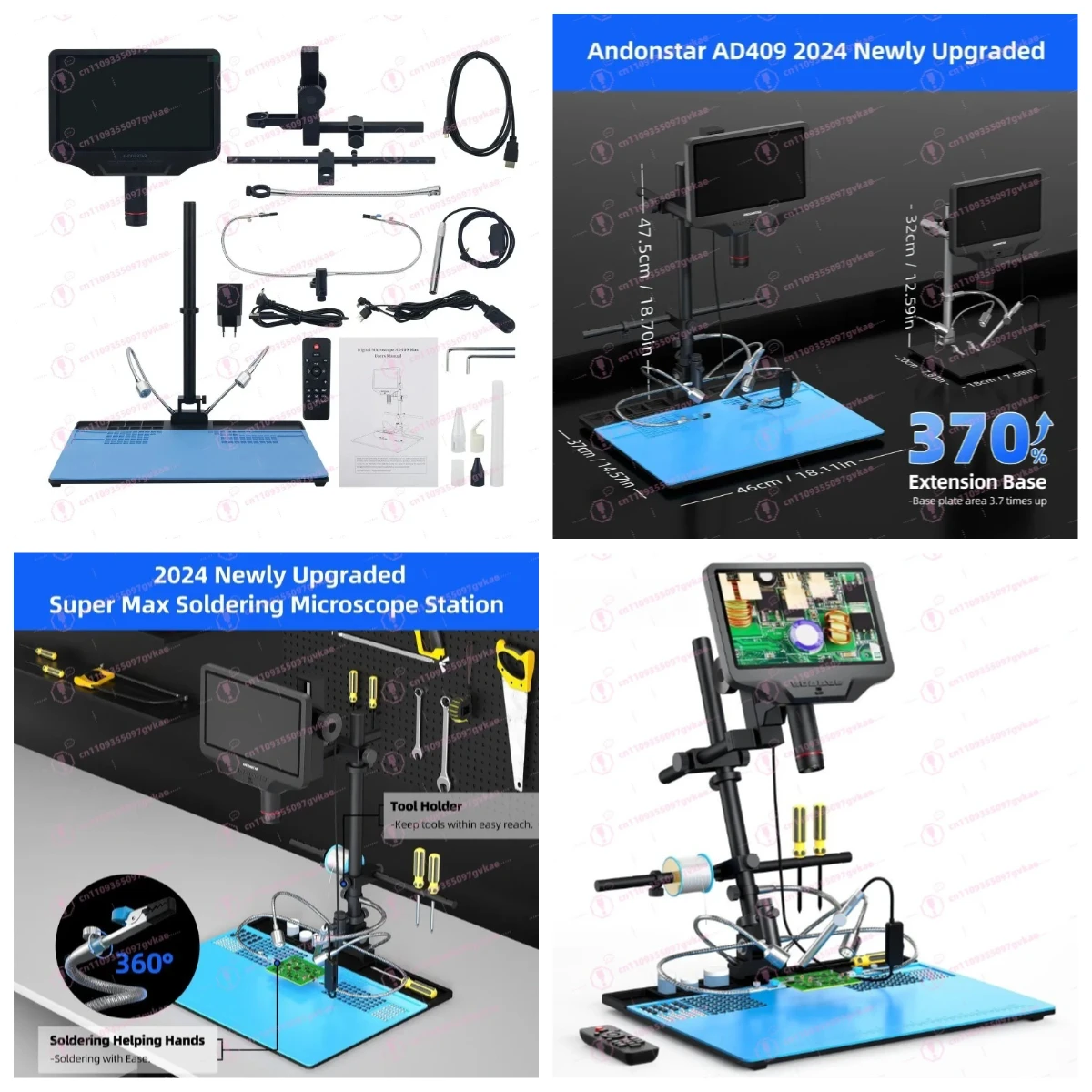 Gold Seller AD409-MAX-ES WiFi Microscope High Quality Digital Microscope with
