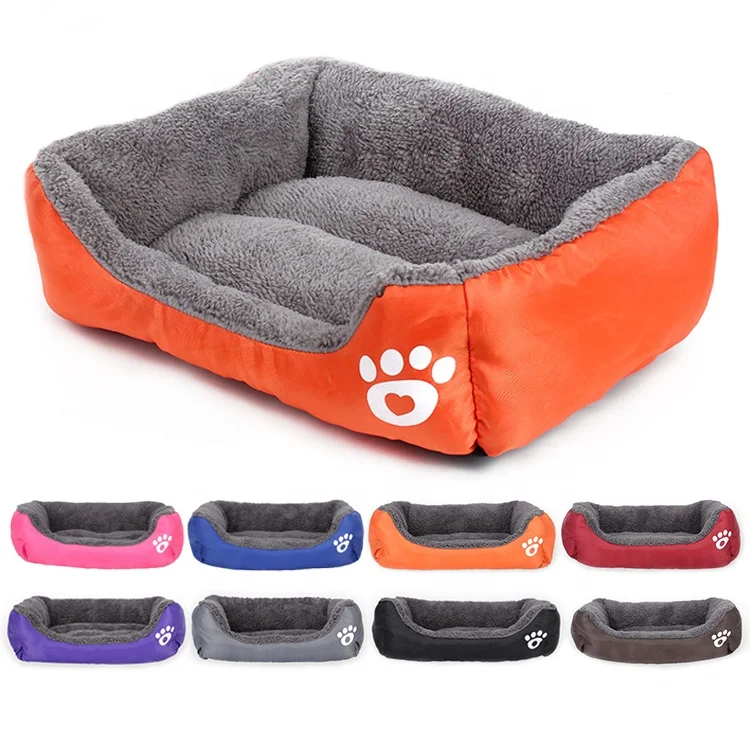 Large Medium Dogs Cats Waterproof Anti Slip Bottom Pet Beds Soft Sofa Dog Bed