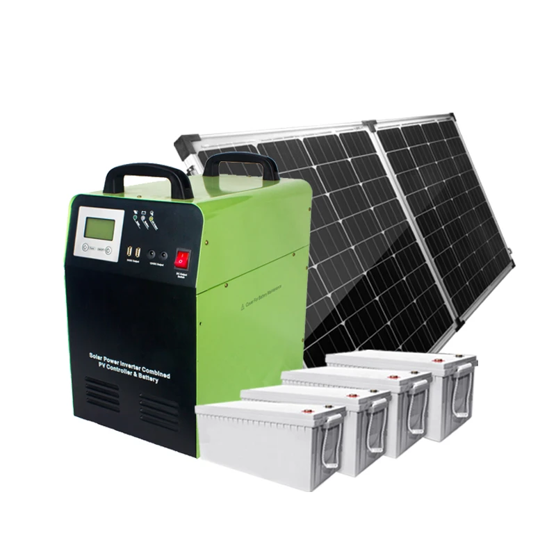 

Portable Mini Solar Panel System 300W 500W 1000W Complete Set Home Inverter MPPT Controller Lithium Ion Battery Mono Solar Panel
