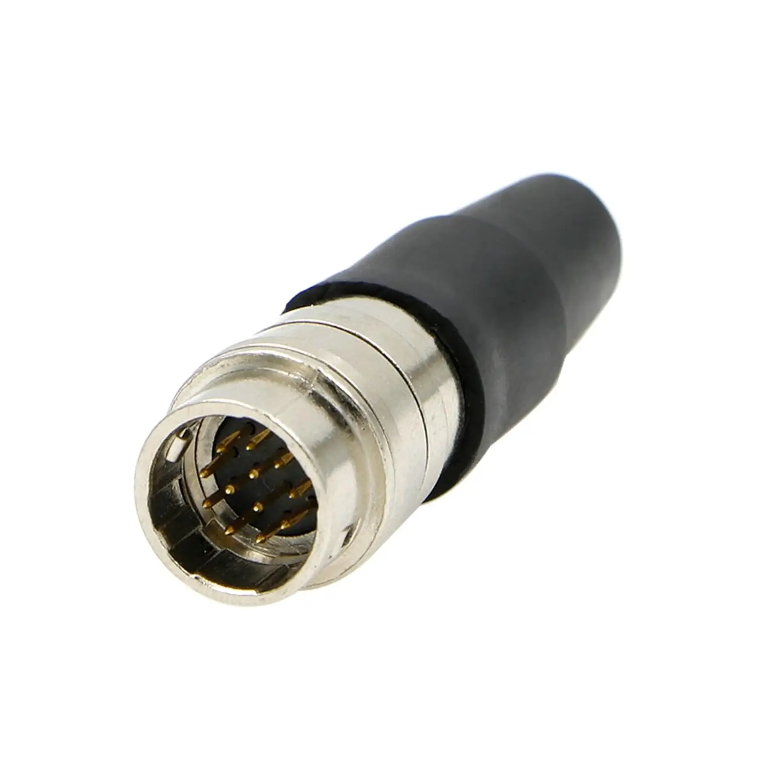 Alvins Hirose Connector HR10A-10J-12P 12 Pin Plug Miniature Circular Connectors for SFCC CCD Camera (12Pin, Male)